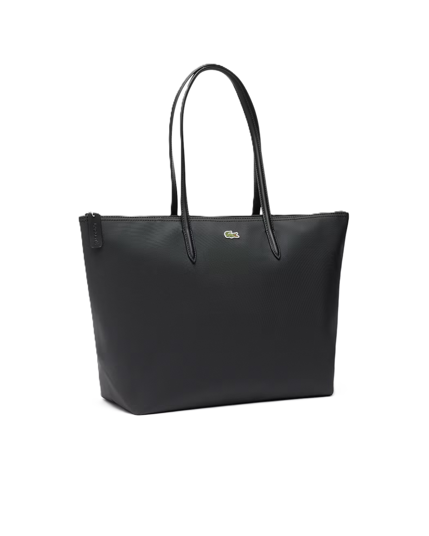 GRAND SAC CABAS LACOSTE L.12.12 CONCEPT NOIR NF1888PK 000 www.solene-maroquinerie.fr 2