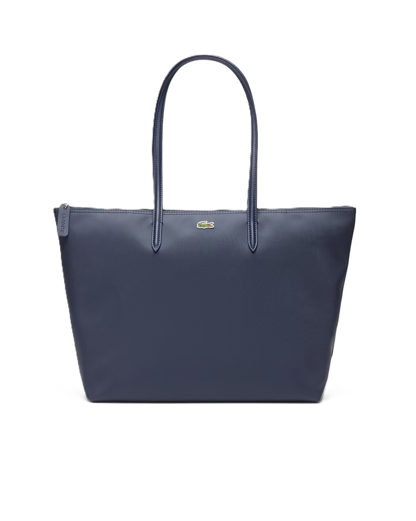 GRAND SAC CABAS LACOSTE L.12.12 CONCEPT PENOMBRE NF1888PO 141 www.solene-maroquinerie.fr