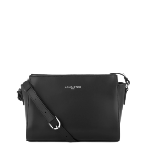 PETIT SAC TROTTEUR LANCASTER SMOOTH NOIR 437-02 NOIR www.solene-maroquinerie.fr