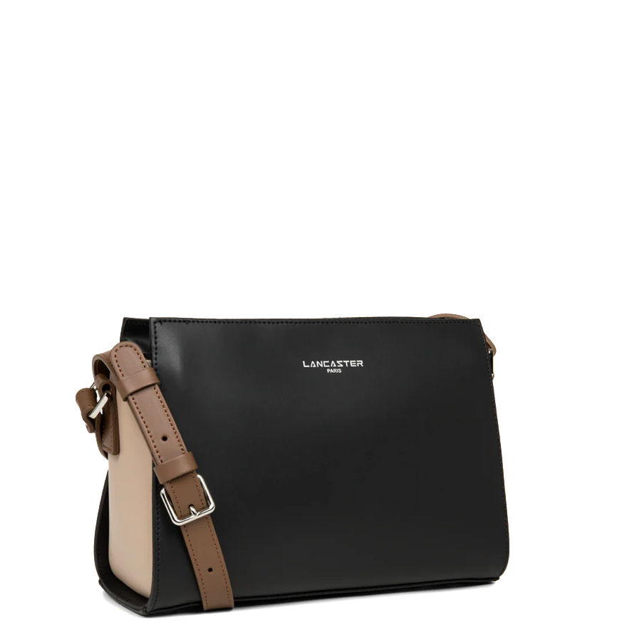 PETIT SAC TROTTEUR LANCASTER SMOOTH NOIR NUDE VISON 437-02 NOIR_NUVI www.solene-maroquinerie.fr 2