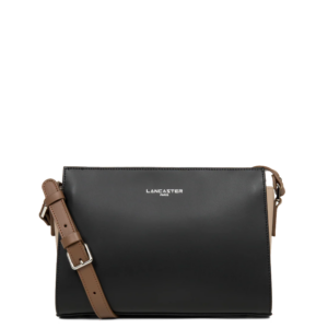 PETIT SAC TROTTEUR LANCASTER SMOOTH NOIR NUDE VISON 437-02 NOIR_NUVI www.solene-maroquinerie.fr