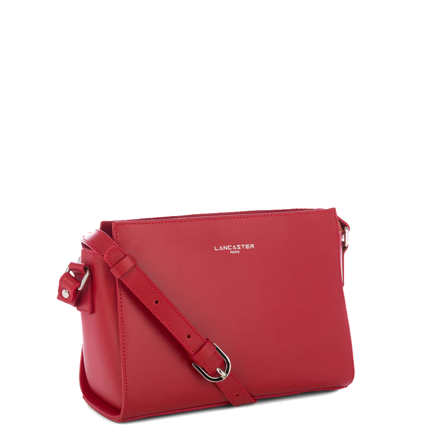 PETIT SAC TROTTEUR LANCASTER SMOOTH ROUGE 437-02 ROUGE www.solene-maroquinerie.fr 2