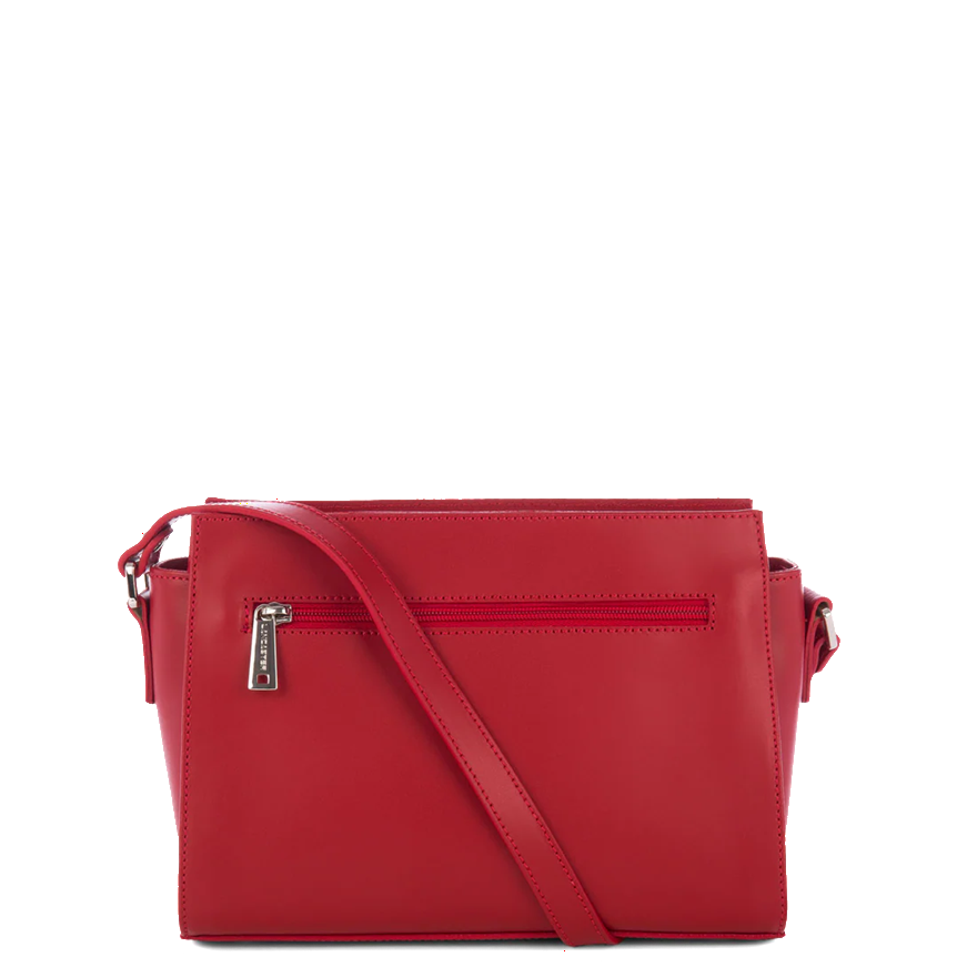 PETIT SAC TROTTEUR LANCASTER SMOOTH ROUGE 437-02 ROUGE www.solene-maroquinerie.fr 3