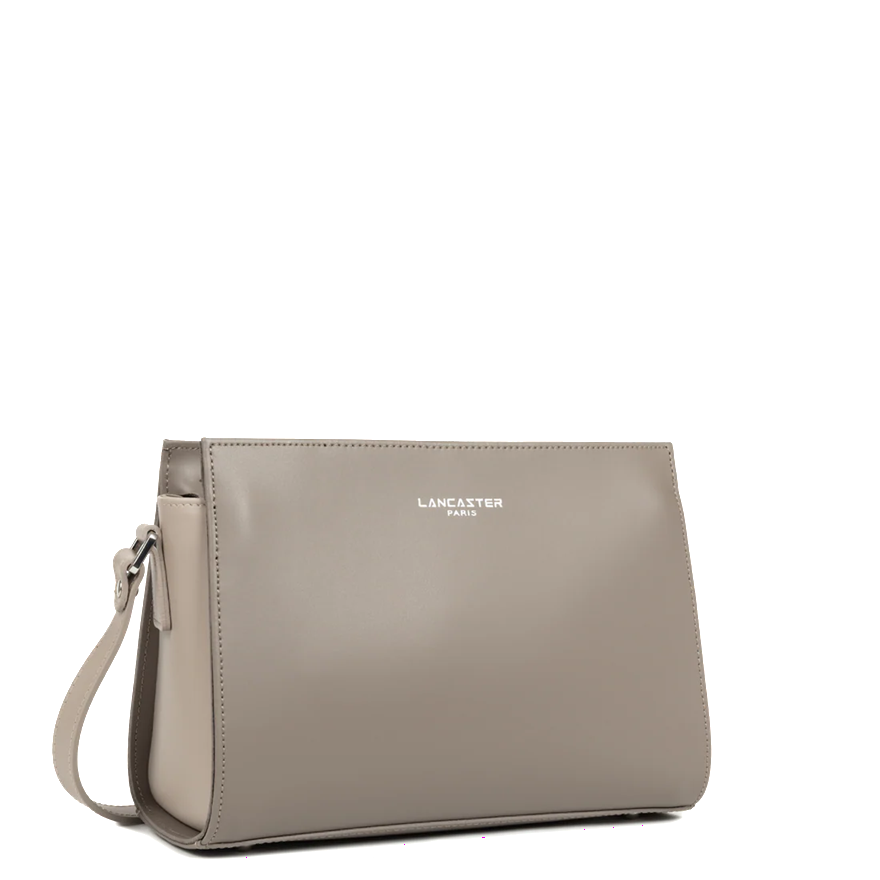 PETIT SAC TROTTEUR LANCASTER SMOOTH TAUPE GALET 437-02 TAUPE_GALE www.solene-maroquinerie.fr 2