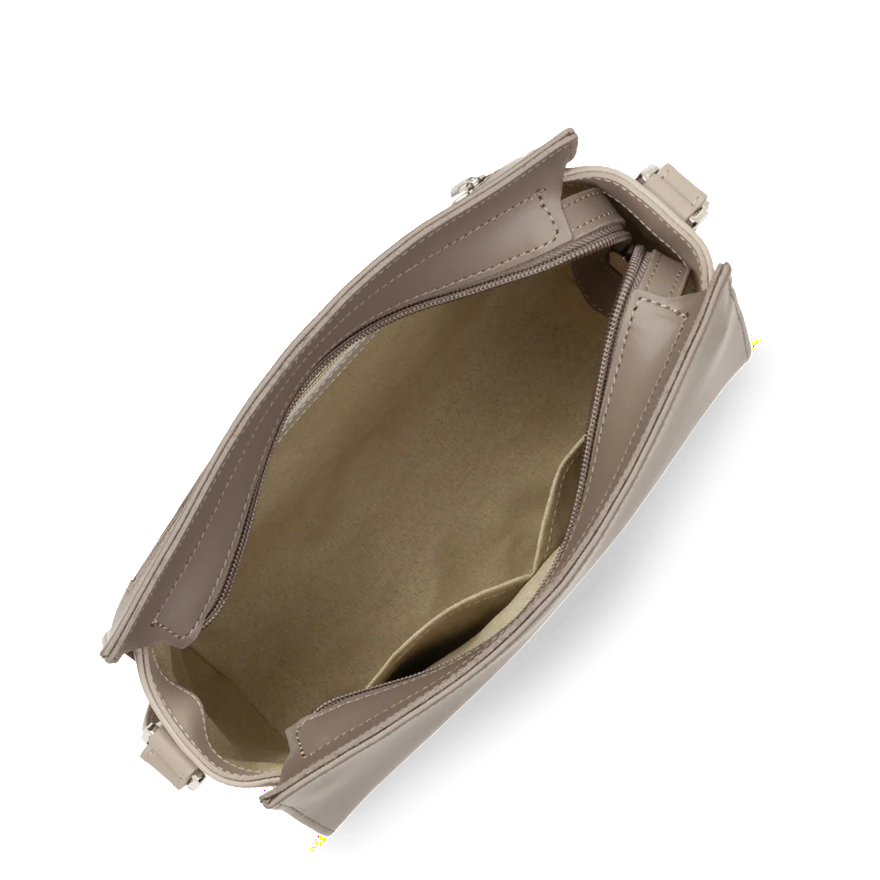 PETIT SAC TROTTEUR LANCASTER SMOOTH TAUPE GALET 437-02 TAUPE_GALE www.solene-maroquinerie.fr 4