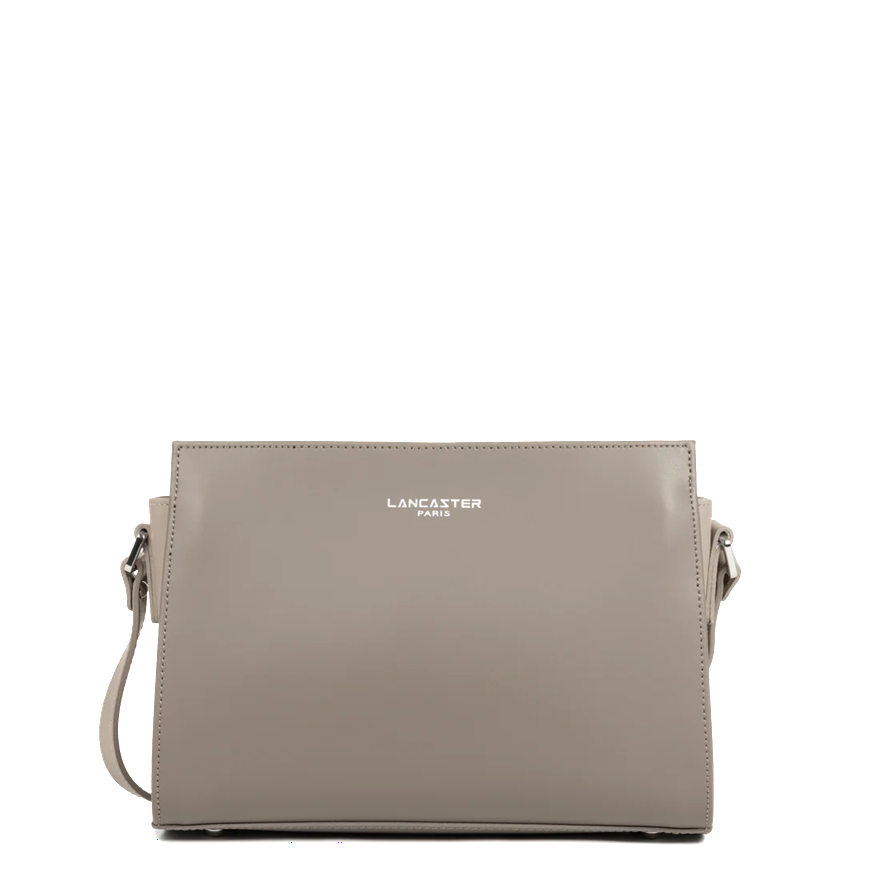 PETIT SAC TROTTEUR LANCASTER SMOOTH TAUPE GALET 437-02 TAUPE_GALE www.solene-maroquinerie.fr