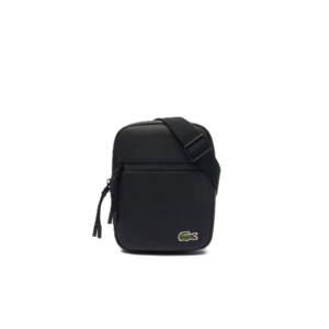 PETITE SACOCHE PLATE LACOSTE LCST NOIR NH3307LV 000 www.solene-maroquinerie.fr