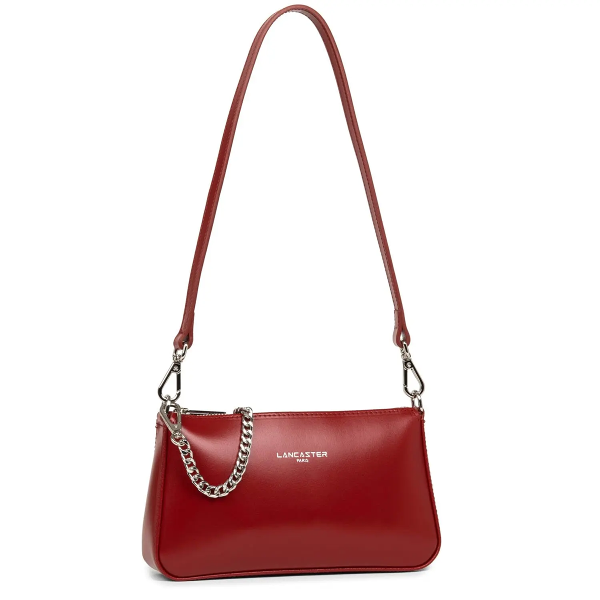 POCHETTE LANCASTER SUAVE EVEN CARMIN 433-14 CARMIN www.solene-maroquinerie.fr 2