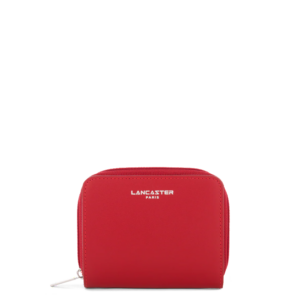 PORTEFEUILLE DOS A DOS LANCASTER SMOOTH ROUGE 137-17 ROUGE www.solene-maroquinerie.fr