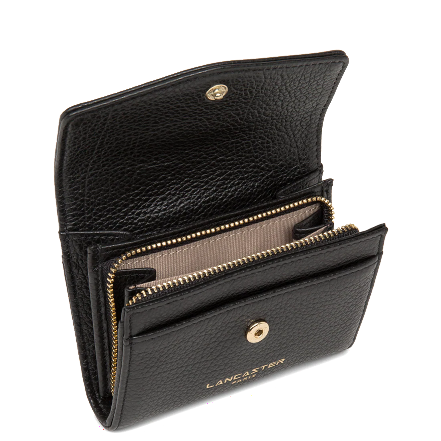PORTEFEUILLE LANCASTER DUNE NOIR 129-19 NOIR www.solene-maroquinerie.fr 2