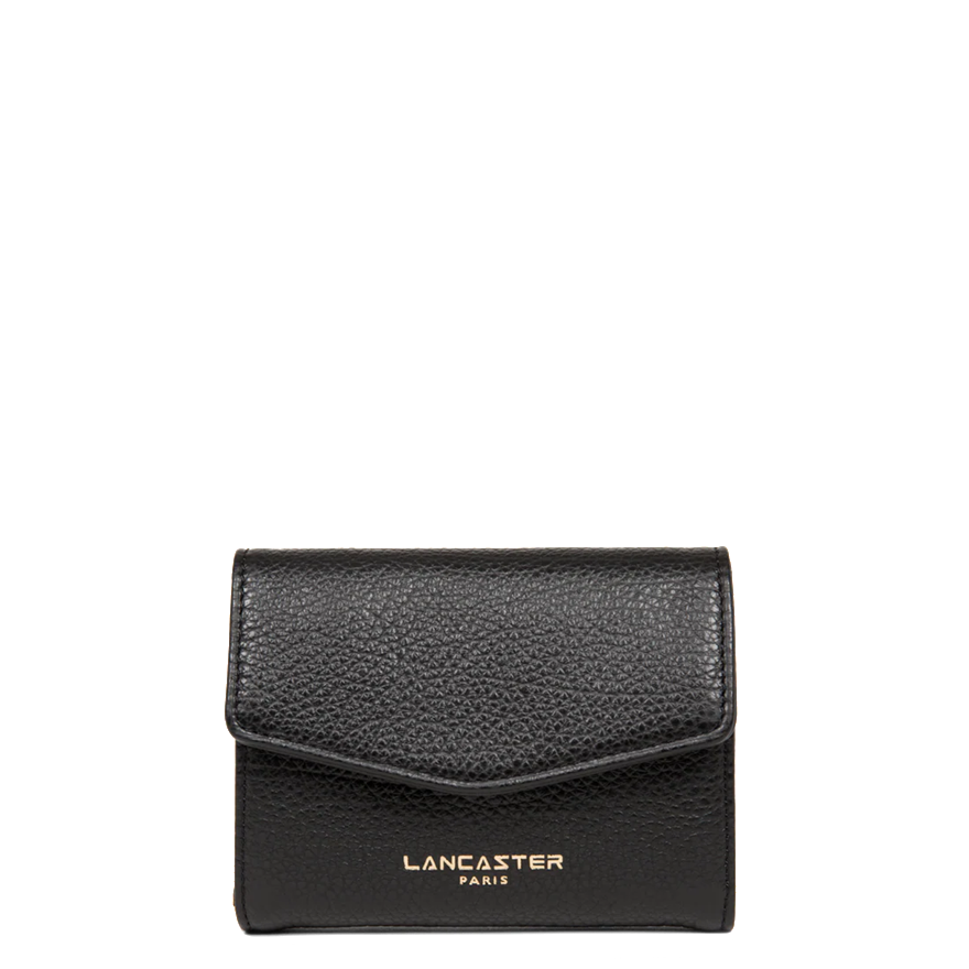 PORTEFEUILLE LANCASTER DUNE NOIR 129-19 NOIR www.solene-maroquinerie.fr