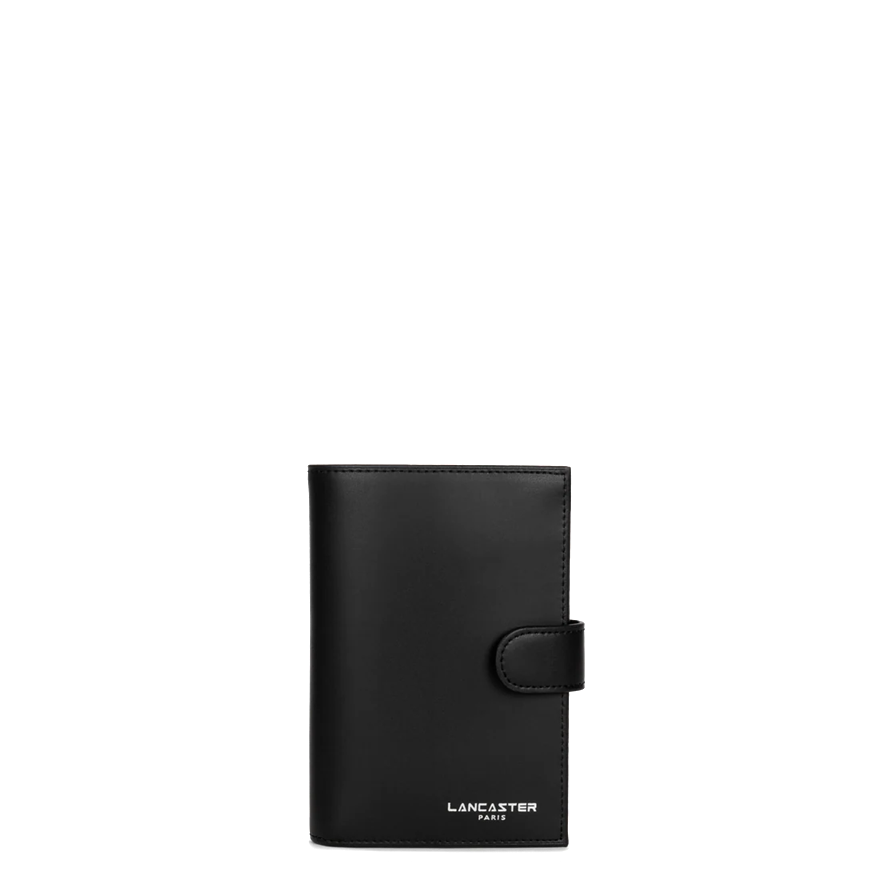 PORTEFEUILLE LANCASTER SMOOTH NOIR 137-15 NOIR www.solene-maroquinerie.fr