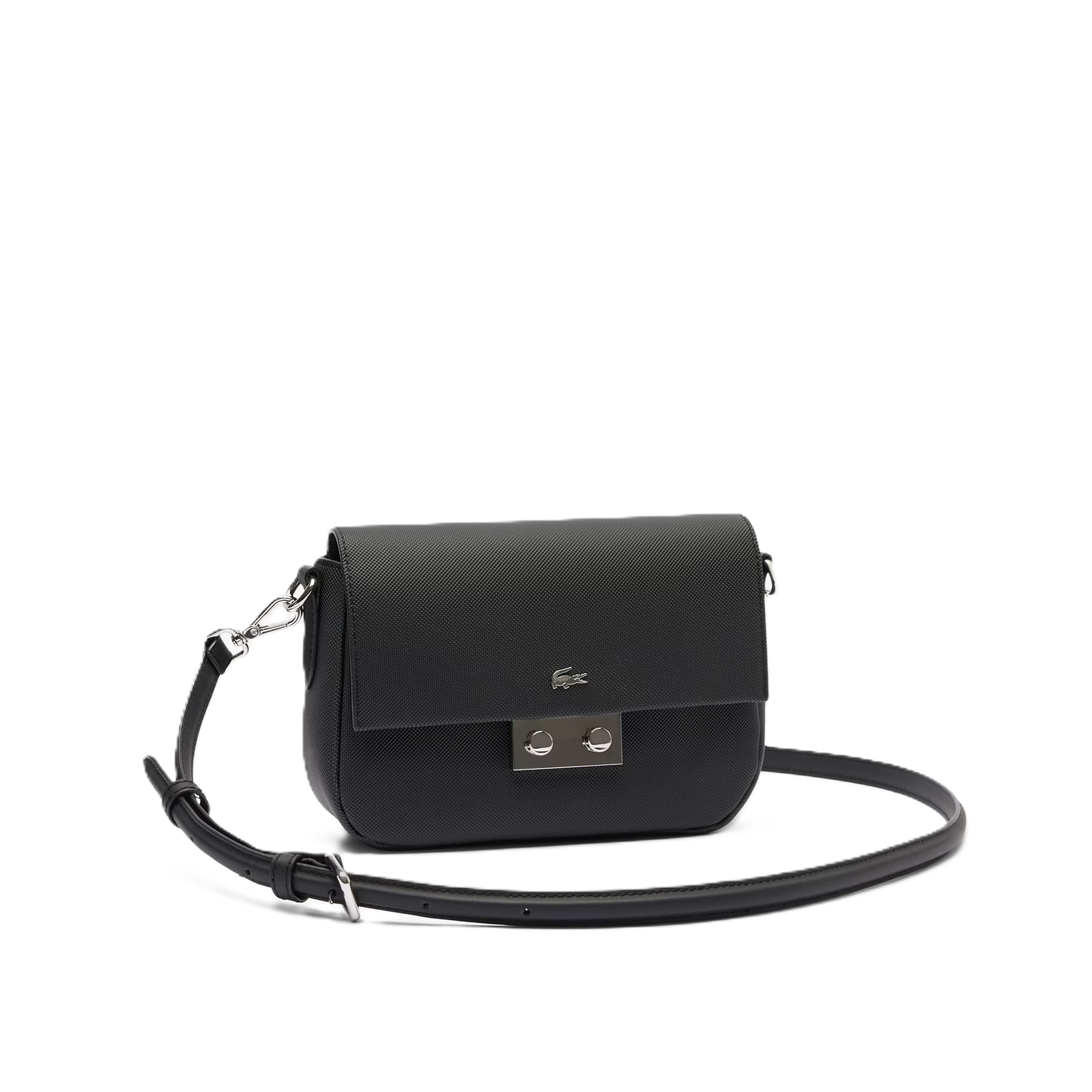 SAC A BANDOULIERE ET A RABAT LACOSTE DAILY CITY NOIR NF4757DZ 000 www.solene-maroquinerie.fr 3