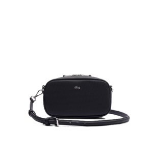 SAC A BANDOULIERE LACOSTE DAILY CITY NOIR NF4755DZ 000 www.solene-maroquinerie.fr