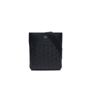 SAC A BANDOULIERE MONOGRAMME LACOSTE NOIR NH4576MR 000 www.solene-maroquinerie.fr