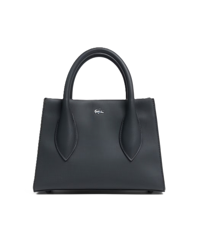 SAC A MAIN LACOSTE DAILY CITY NOIR NF4761DZ 000 www.solene-maroquinerie.fr