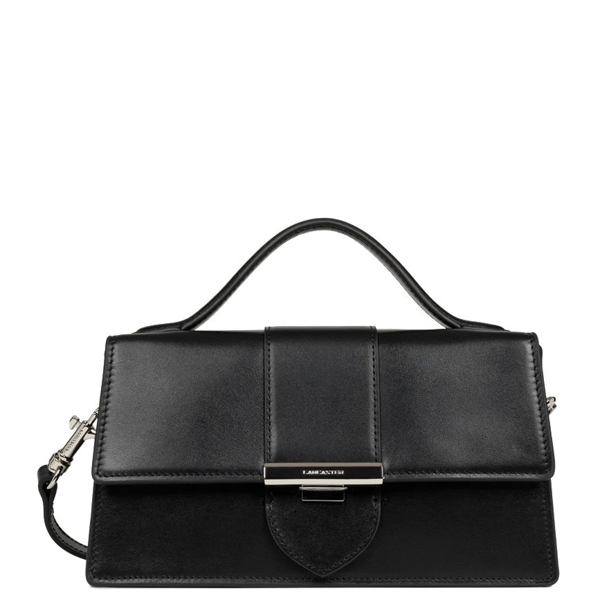 SAC A MAIN LANCASTER PARIS ILY NOIR 531-010 NOIR www.solene-maroquinerie.fr