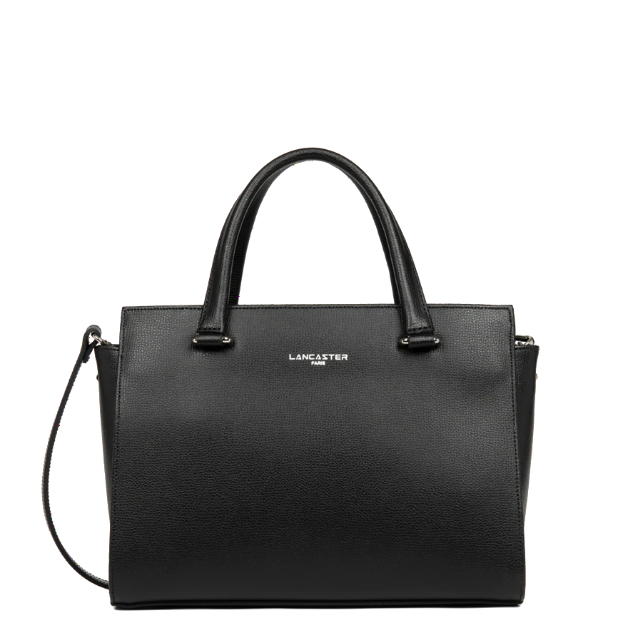 SAC A MAIN LANCASTER SIERRA NOIR 438-008 NOIR www.solene-maroquinerie.fr