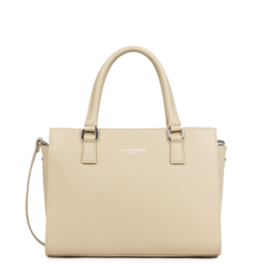 SAC A MAIN LANCASTER SMOOTH BEIGE 437-03 BEIGE www.solene-maroquinerie.fr