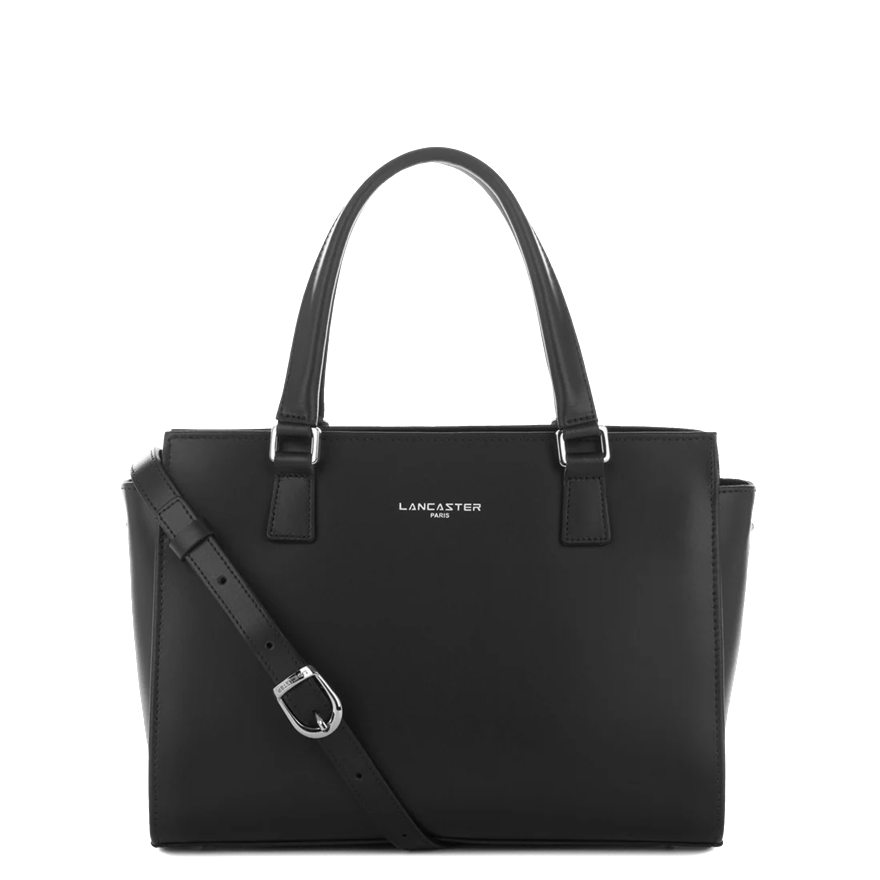 SAC A MAIN LANCASTER SMOOTH NOIR 437-03 NOIR www.solene-maroquinerie.fr