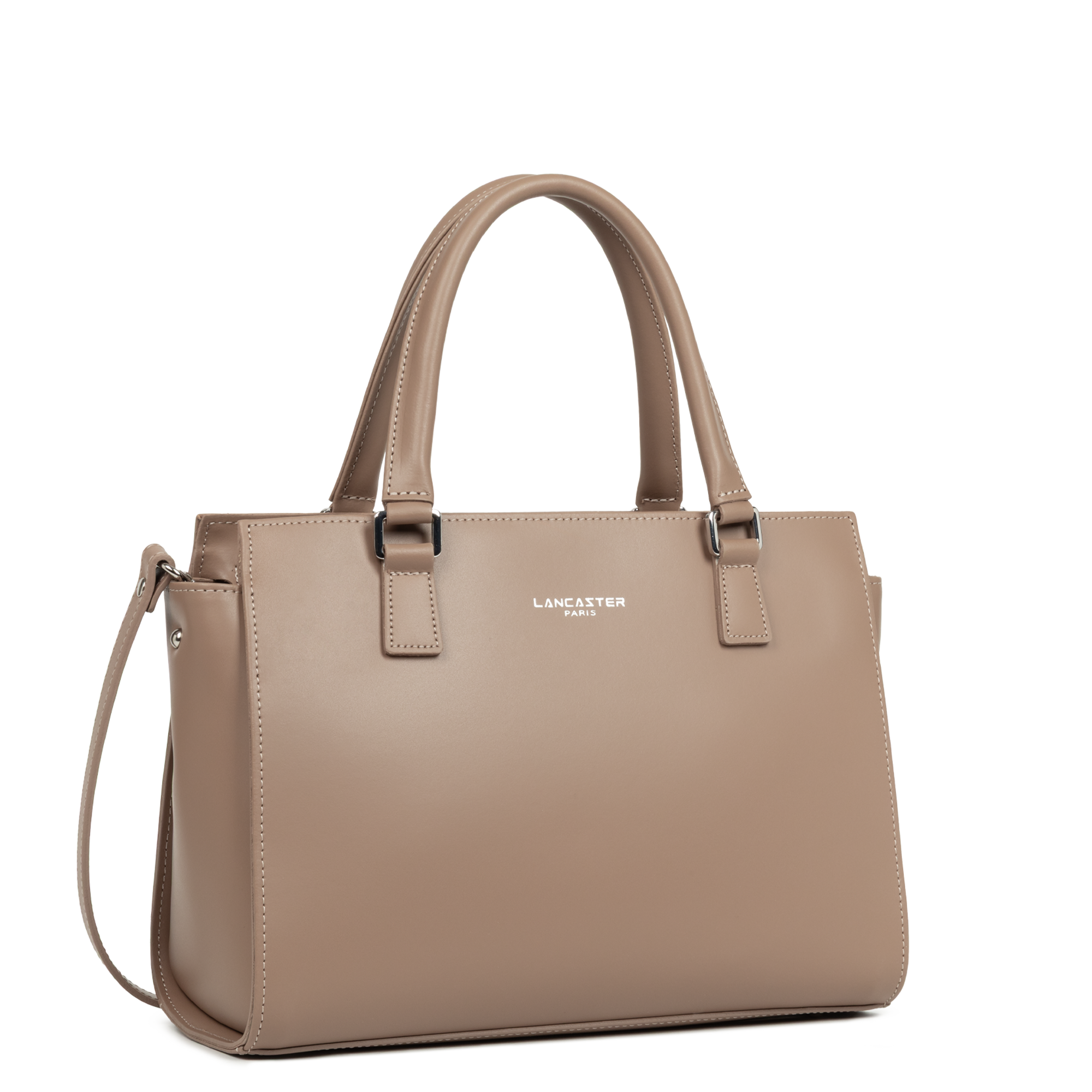 SAC A MAIN LANCASTER SMOOTH PRALINE 437-03 PRALINE www.solene-maroquinerie.fr 2