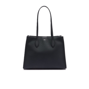SAC CABAS MOYEN LACOSTE DAILY CITY NOIR NF4760DZ 000 www.solene-maroquinerie.fr