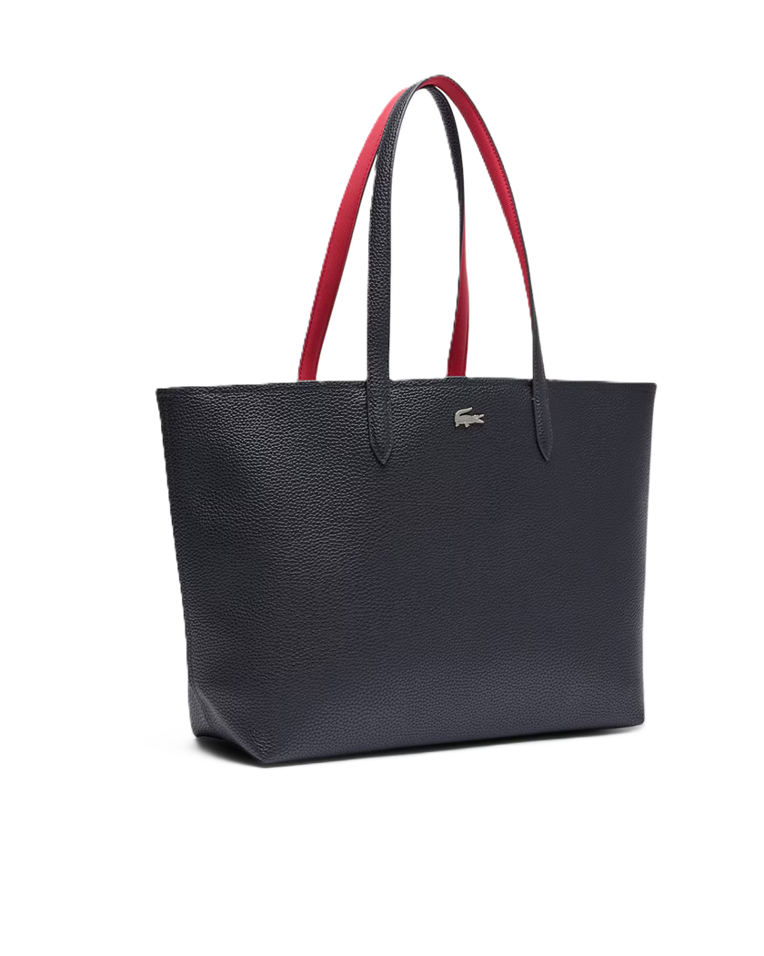 SAC CABAS ZIPPE LACOSTE ANNA ABIMES PETUNIA NF4823AA Q19 www.solene-maroquinerie.fr 2