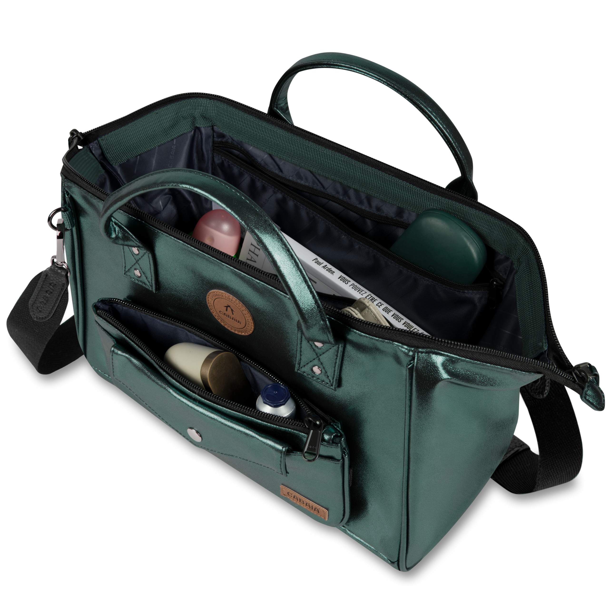 SAC EN BANDOULIERE CROSSBODY ADVENTURER L CABAIA LUCERNE www.solene-maroquinerie.fr 2