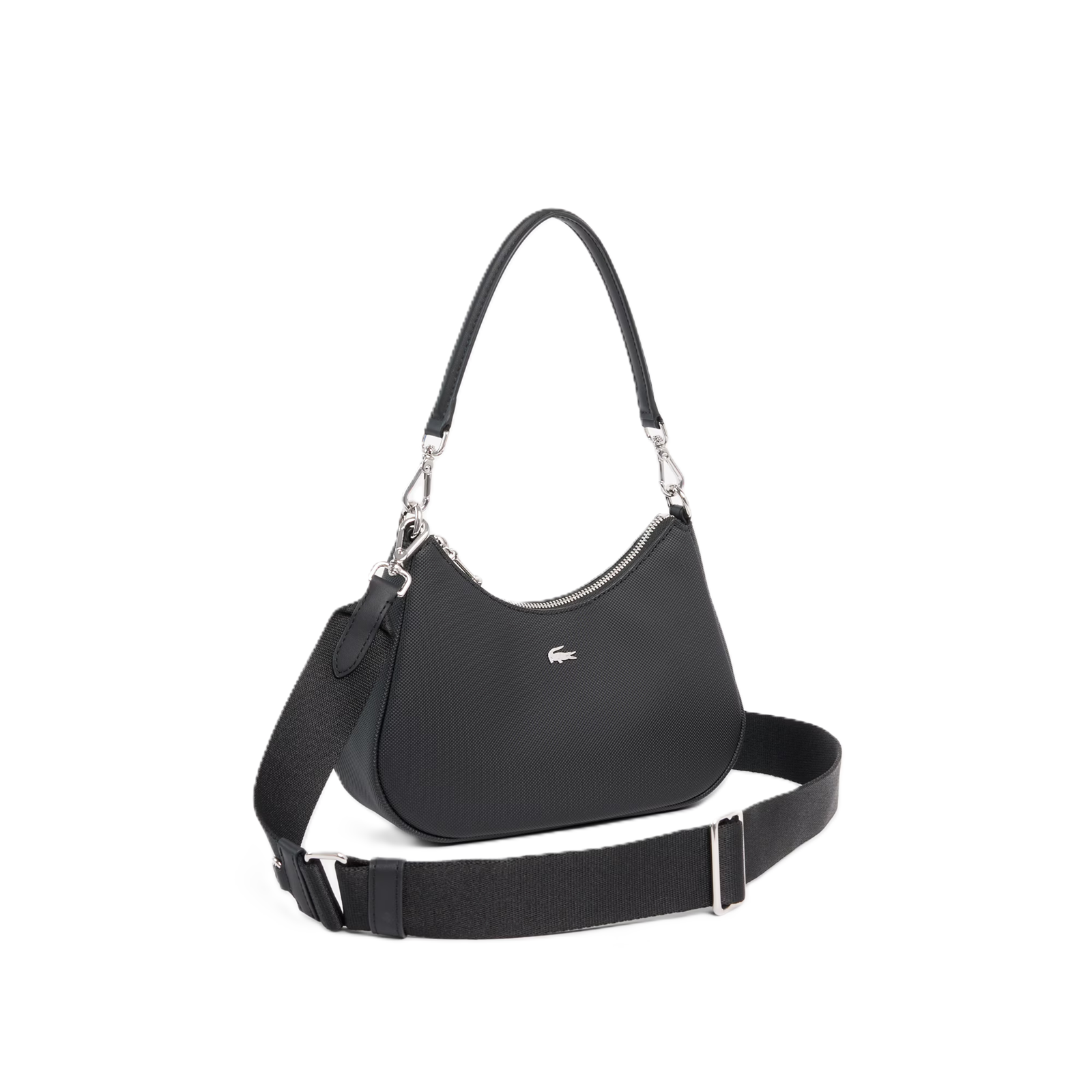 SAC EPAULE LACOSTE DAILY CITY NOIR NF4756DZ 000 www.solene-maroquinerie.fr 2