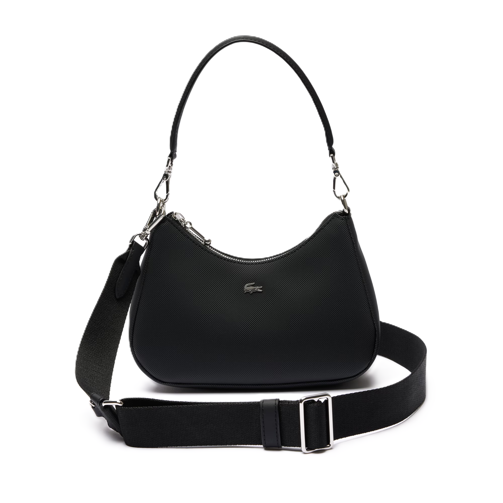 SAC EPAULE LACOSTE DAILY CITY NOIR NF4756DZ 000 www.solene-maroquinerie.fr 3
