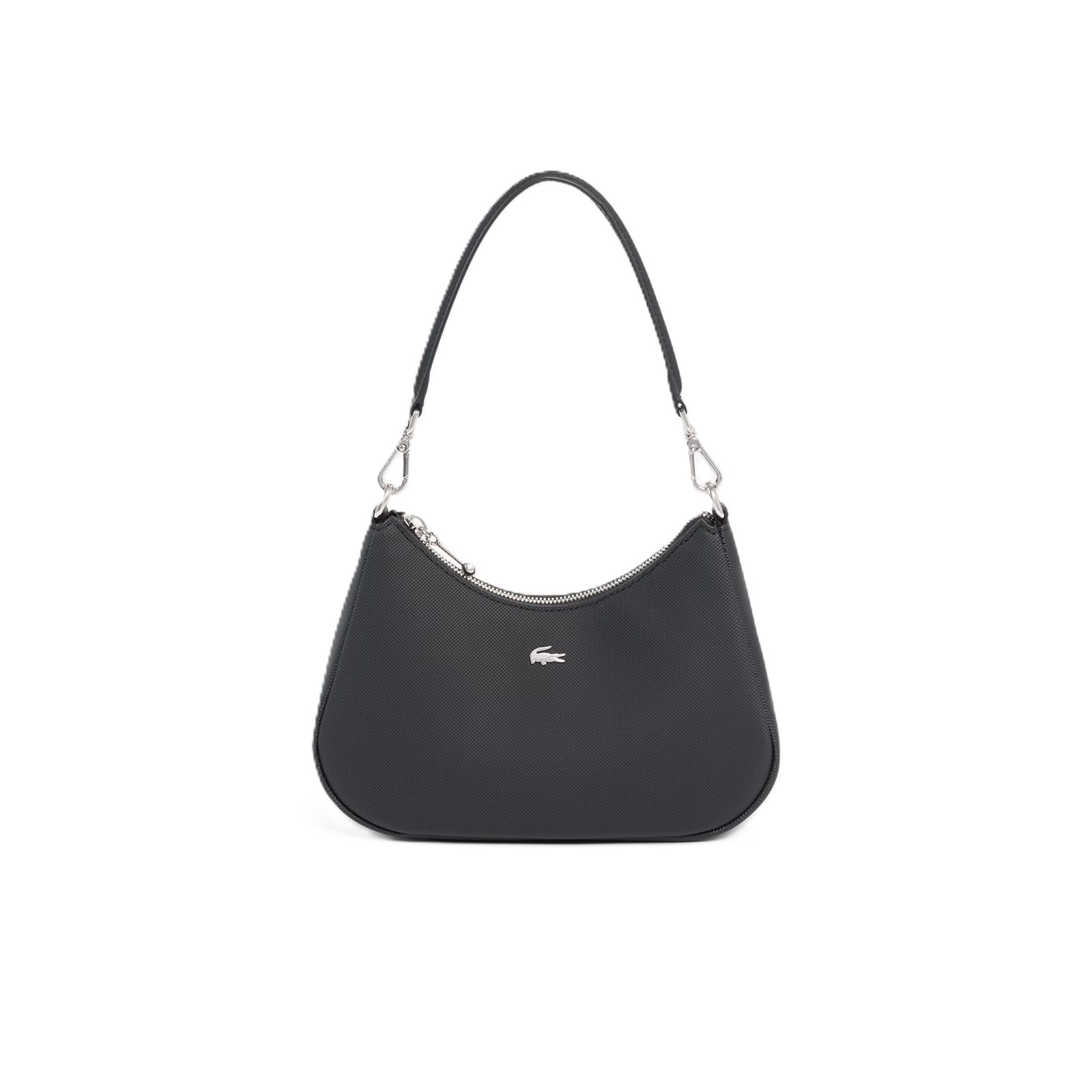 SAC EPAULE LACOSTE DAILY CITY NOIR NF4756DZ 000 www.solene-maroquinerie.fr