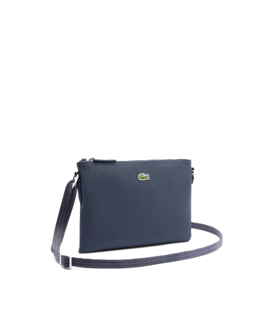 SAC PLAT A BANDOULIERE LACOSTE L.12.12 CONCEPT PENOMBRE NF1887PO 141 www.solene-maroquinerie.fr 2