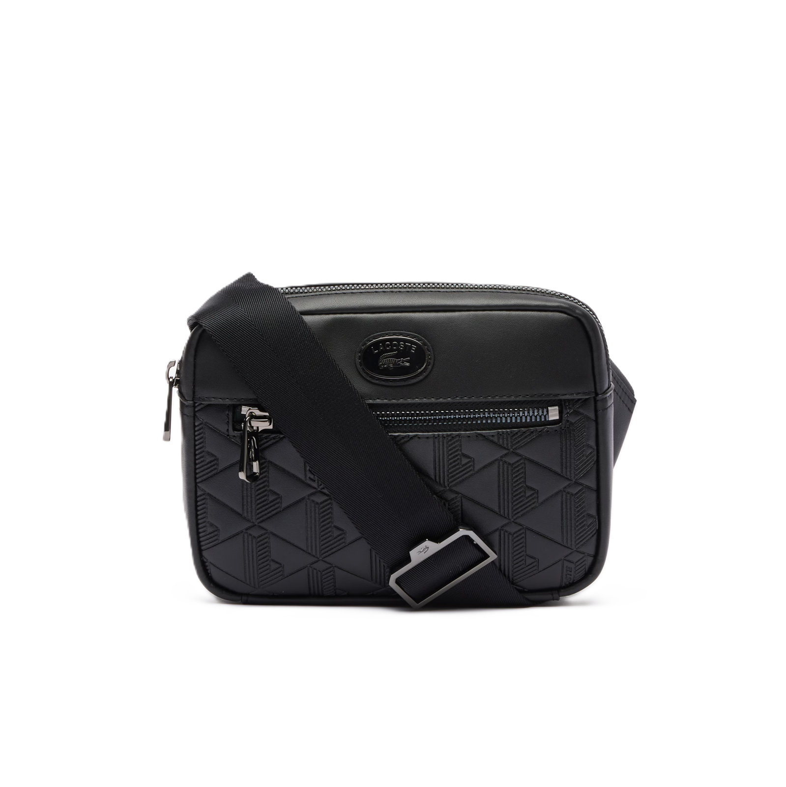 SAC REPORTER MONOGRAMME LACOSTE NH4401MR 000 www.solene-maroquinerie.fr