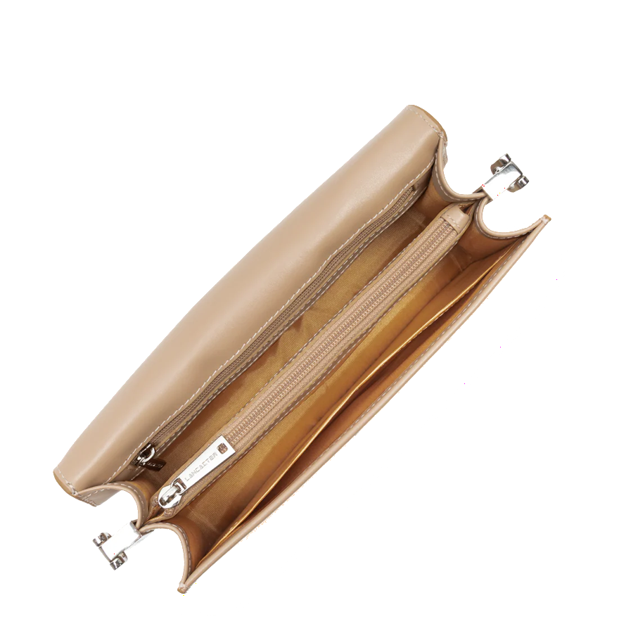 SAC TROTTEUR LANCASTER PARIS ILY BEIGE FONCÉ 531-017 BEIGEFONCE www.solene-maroquinerie.fr 4