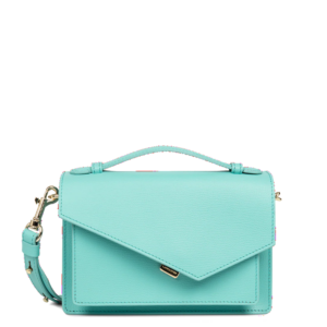 SAC TROTTEUR LANCASTER X ZOÉ BYRON BAY LAGON GRAINÉ 480-011 LAGON www.solene-maroquinerie.fr