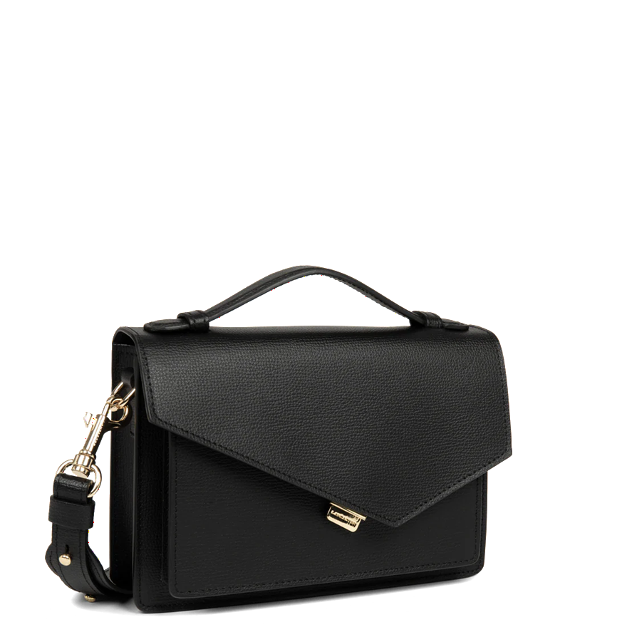 SAC TROTTEUR LANCASTER X ZOÉ MANON NOIR GRAINÉ 480-011 NOIR www.solene-maroquinerie.fr 2