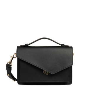 SAC TROTTEUR LANCASTER X ZOÉ MANON NOIR GRAINÉ 480-011 NOIR www.solene-maroquinerie.fr