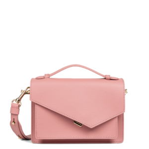 SAC TROTTEUR LANCASTER X ZOÉ SYDNEY VIEUX ROSE GRAINÉ 480-011 VIEUXROS www.solene-maroquinerie.fr