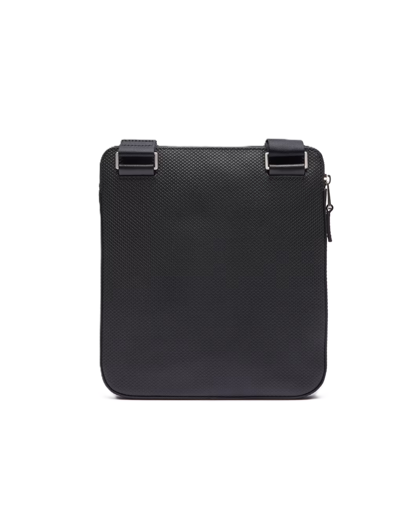 SACOCHE A BANDOULIERE EN CUIR LACOSTE CHANTACO NOIR NH2815CE 000 www.solene-maroquinerie.fr 3