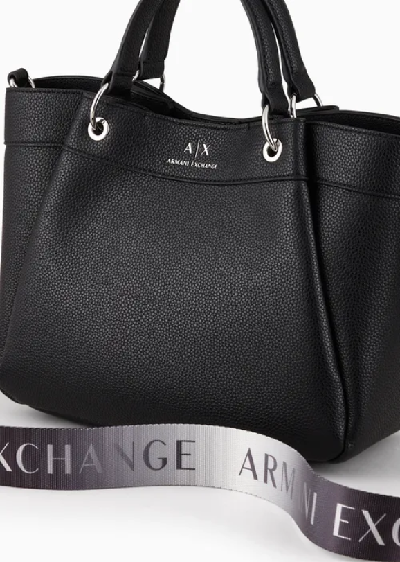 SAC CABAS ARMANI EXCHANGE NOIR – Image 5
