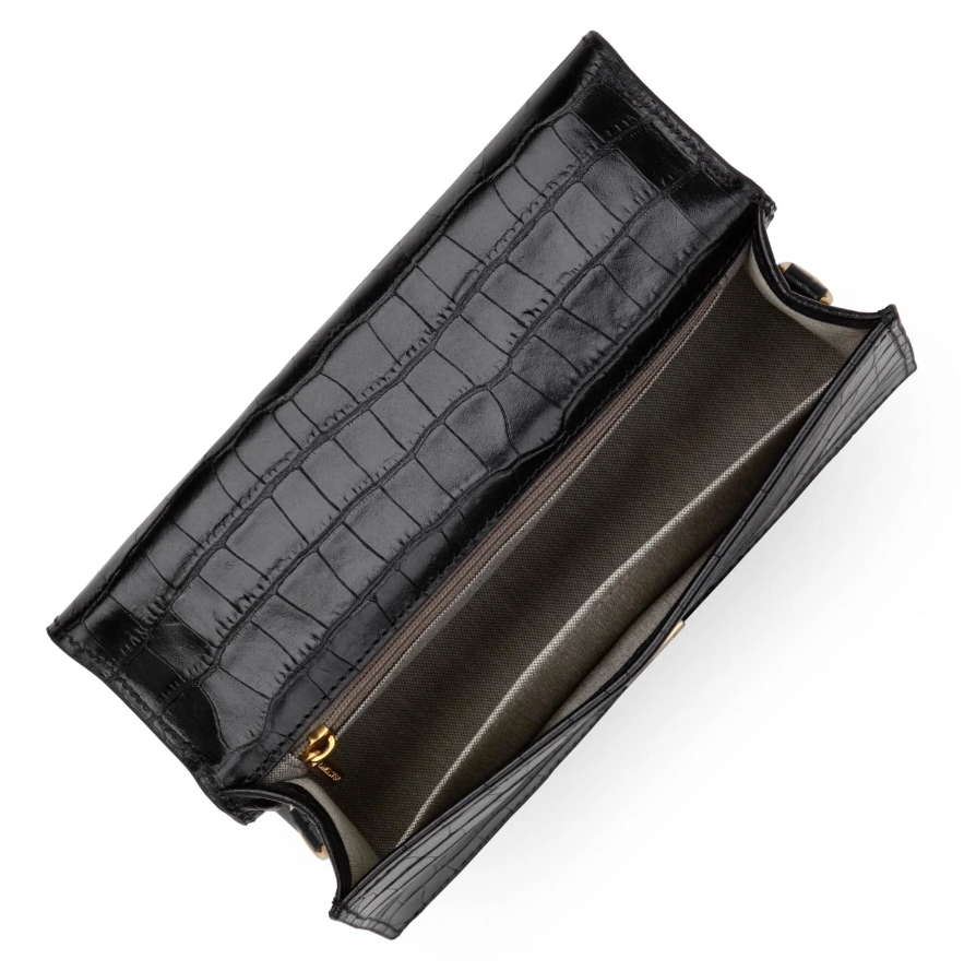 SAC BAGUETTE LANCASTER CROCO ILY – Image 4