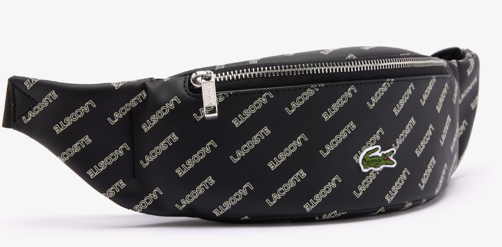 SAC BANANE LACOSTE NOIR IMPRIMÉ – Image 3