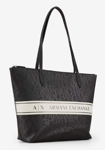 SAC CABAS ARMANI EXCHANGE NOIR – Image 2