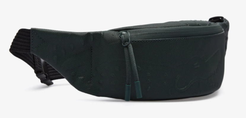 SAC BANANE LACOSTE EMBOSSÉ VERT – Image 2