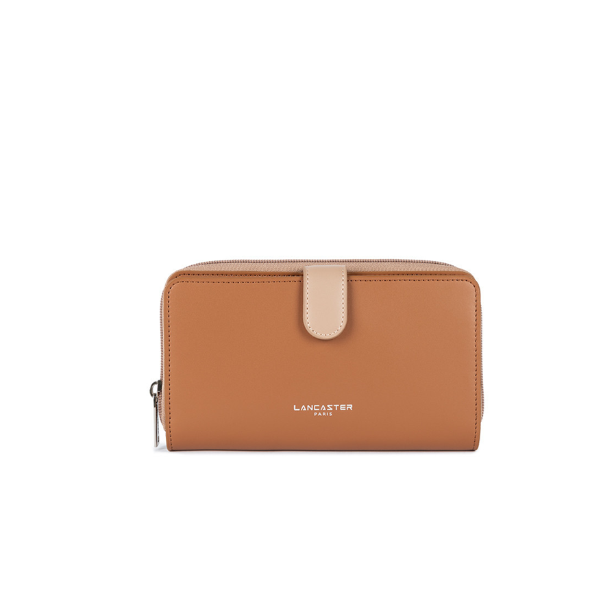 COMPAGNON DOS A DOS LANCASTER SMOOTH CAMEL NUDE FONCÉ 137-18 CAMEL_NF www.solene-maroquinerie.fr