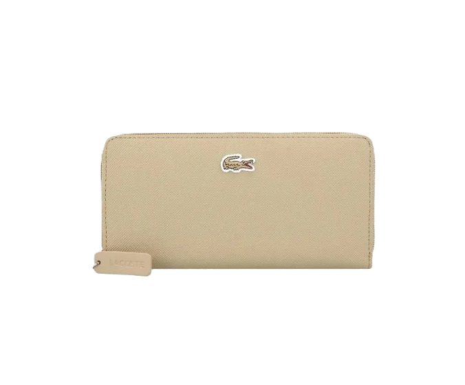 GRAND PORTEFEUILLE ZIPPÉ LACOSTE L.12.12 CONCEPT BRINDILLE NF2900PO L37 www.solene-maroquinerie.fr