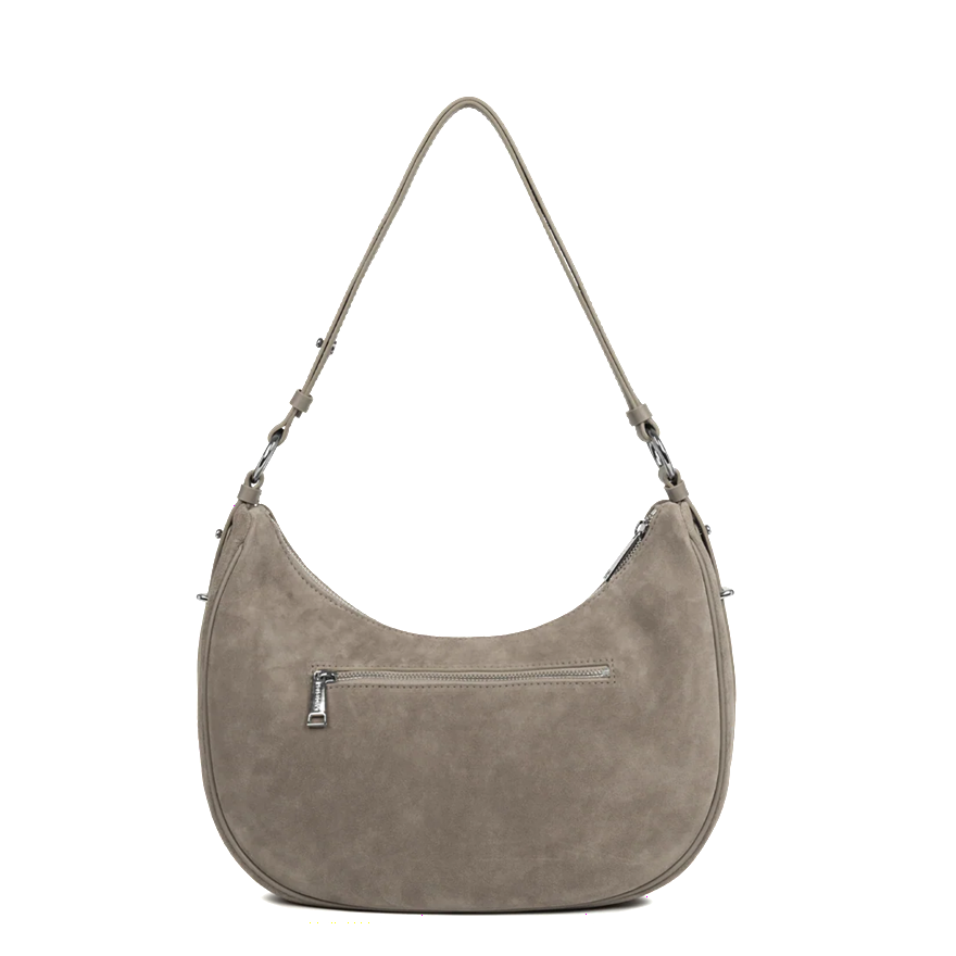 GRAND SAC BESACE LANCASTER SUEDE GALET FONCÉ 480-082 GALETFON www.solene-maroquinerie.fr 3