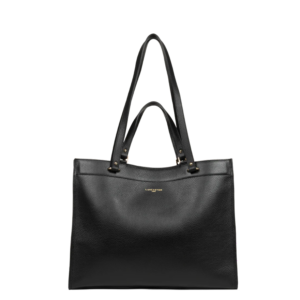 GRAND SAC CABAS EPAULE LANCASTER FOULONNE DOUBLE DAILY NOIR 470-59-NOIR_IN_NU www.solene-maroquinerie.fr