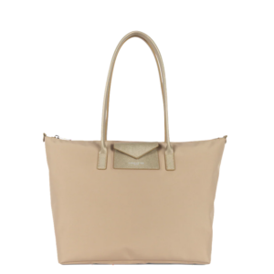 GRAND SAC CABAS ÉPAULE LANCASTER SMART KBA BEIGE 516-31 BEIGE www.solene-maroquinerie.fr