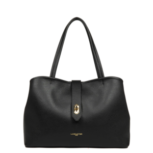 GRAND SAC CABAS EPAULE LANCASTER TOP DOUBLE NOIR 470-69-NOIR_IN_NU www.solene-maroquinerie.fr